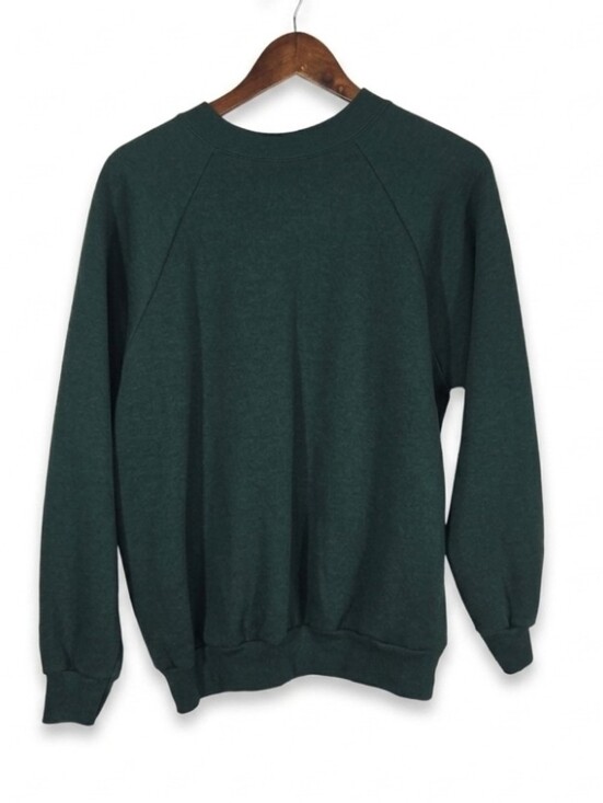Hanes Tops - Hanes dark green crew-neck sweatshirt